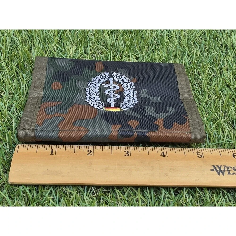 Vtg Mil-Tec Strum German Army Medical Unit Wallet Camaflauge NWOT